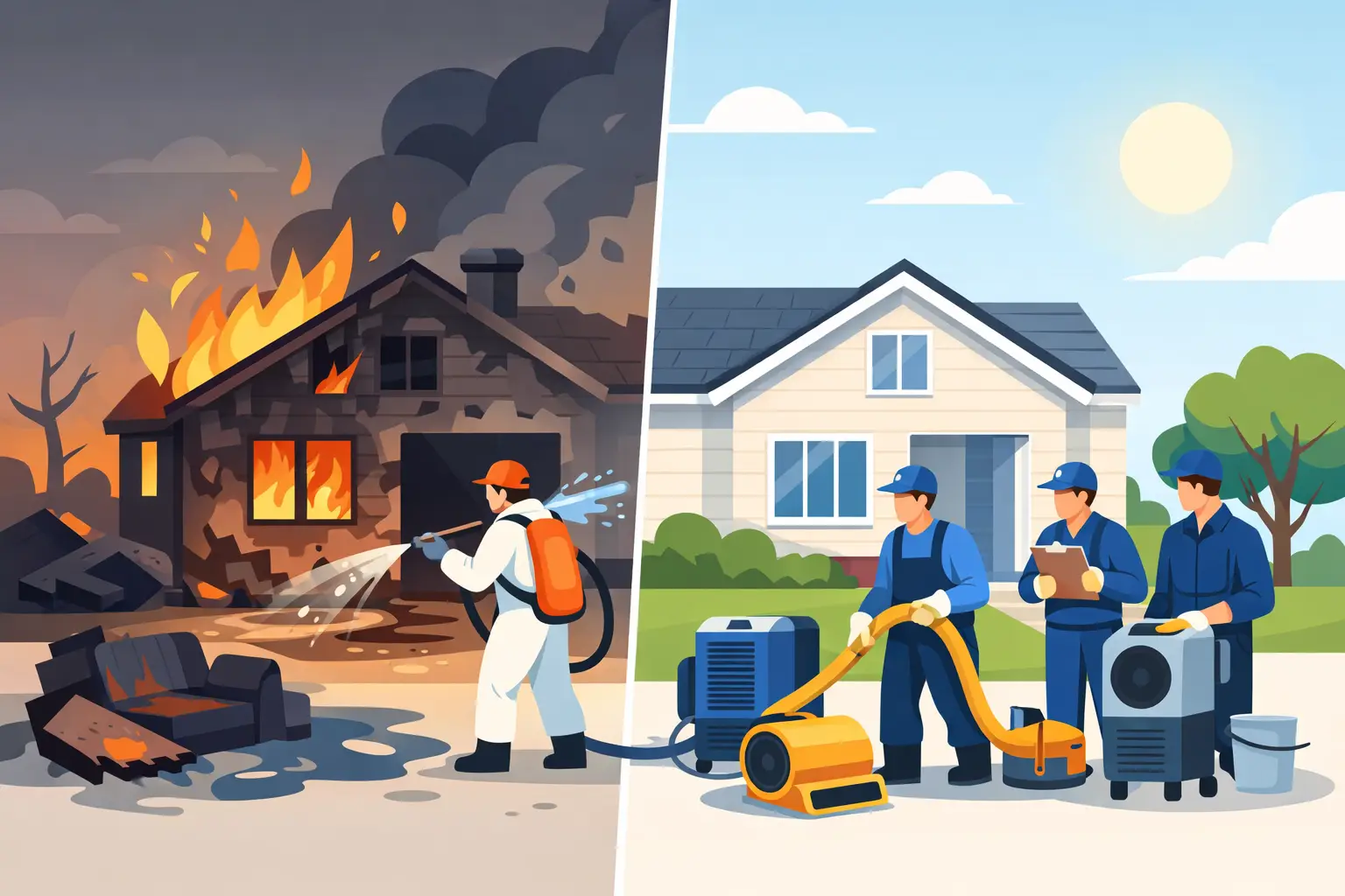 Fire Damage Restoration Process Explained