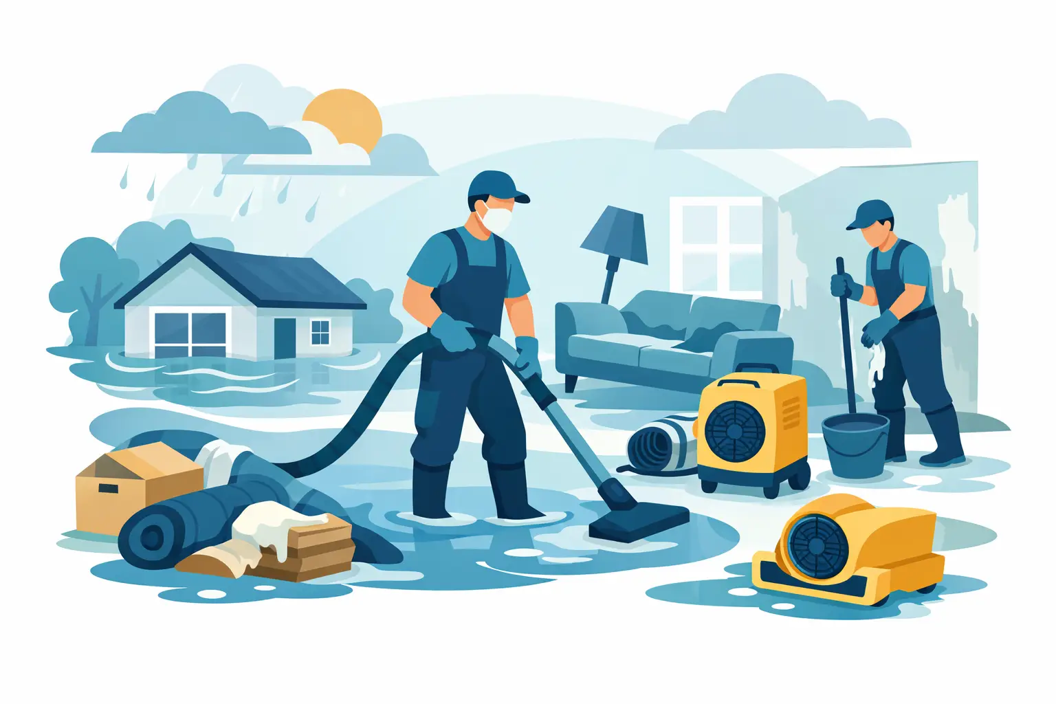 Flood and Water Damage Cleanup Steps