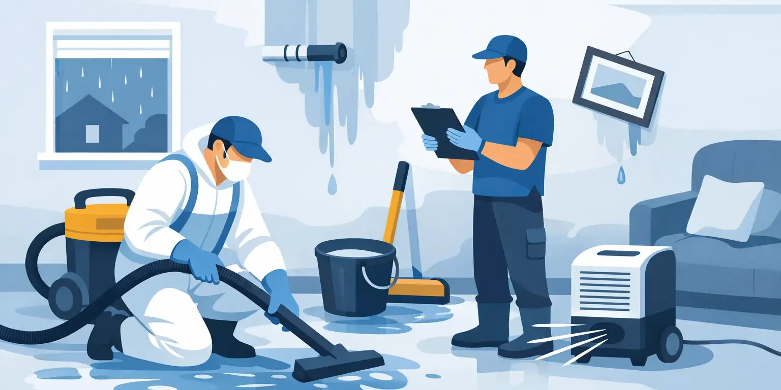 How to Clean Up Water Damage Safely