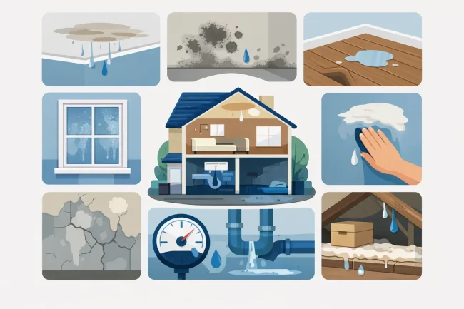 9 Top Signs of Hidden Water Damage