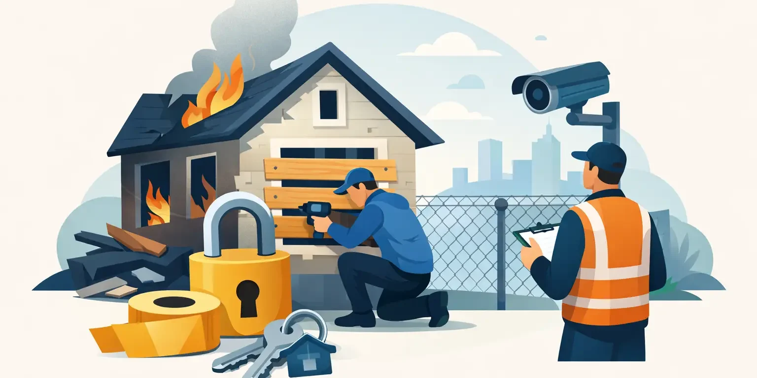 How to Secure Fire Damaged Property Fast How to Secure Fire Damaged Property Fast
