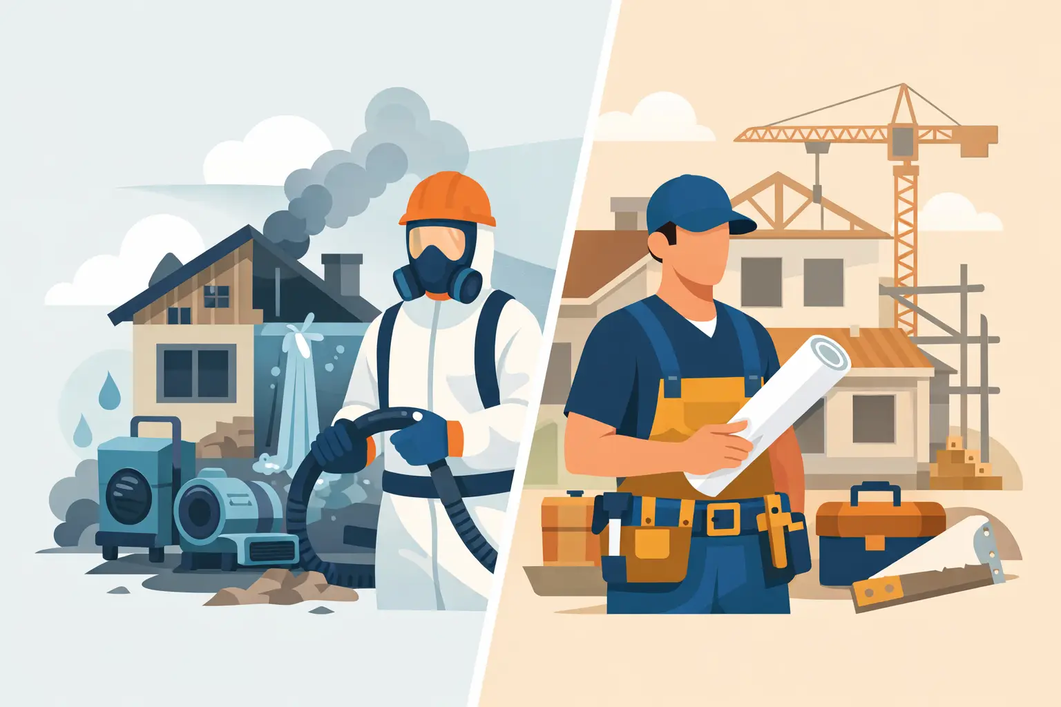 Restoration Company Versus General Contractor