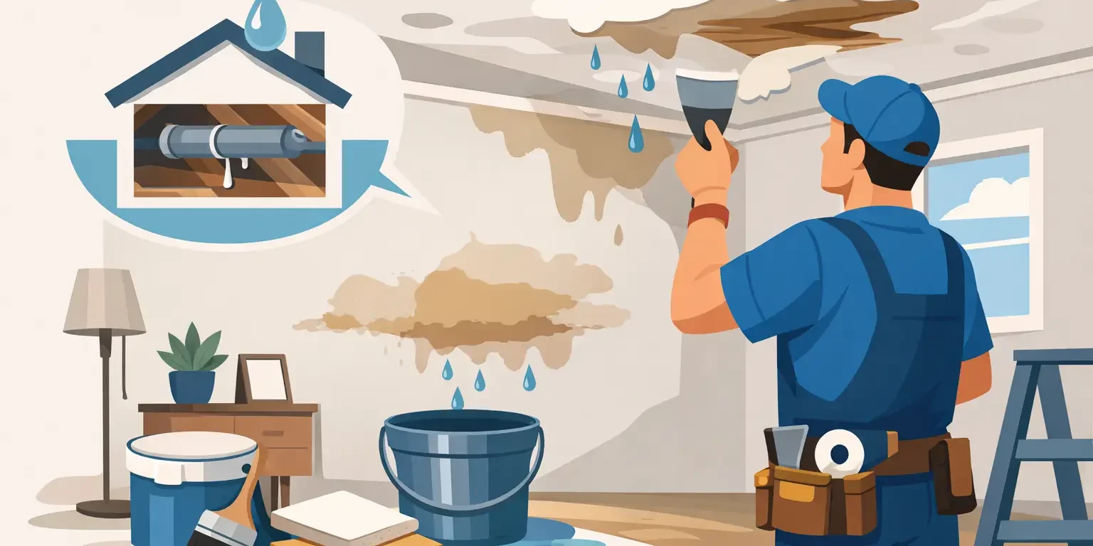 Water Damaged Ceiling Repair Guide for Owners